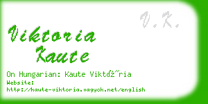 viktoria kaute business card